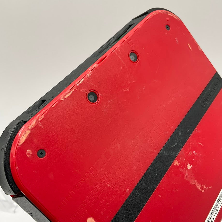 Nintendo 2DS [Red] System No Charger Used