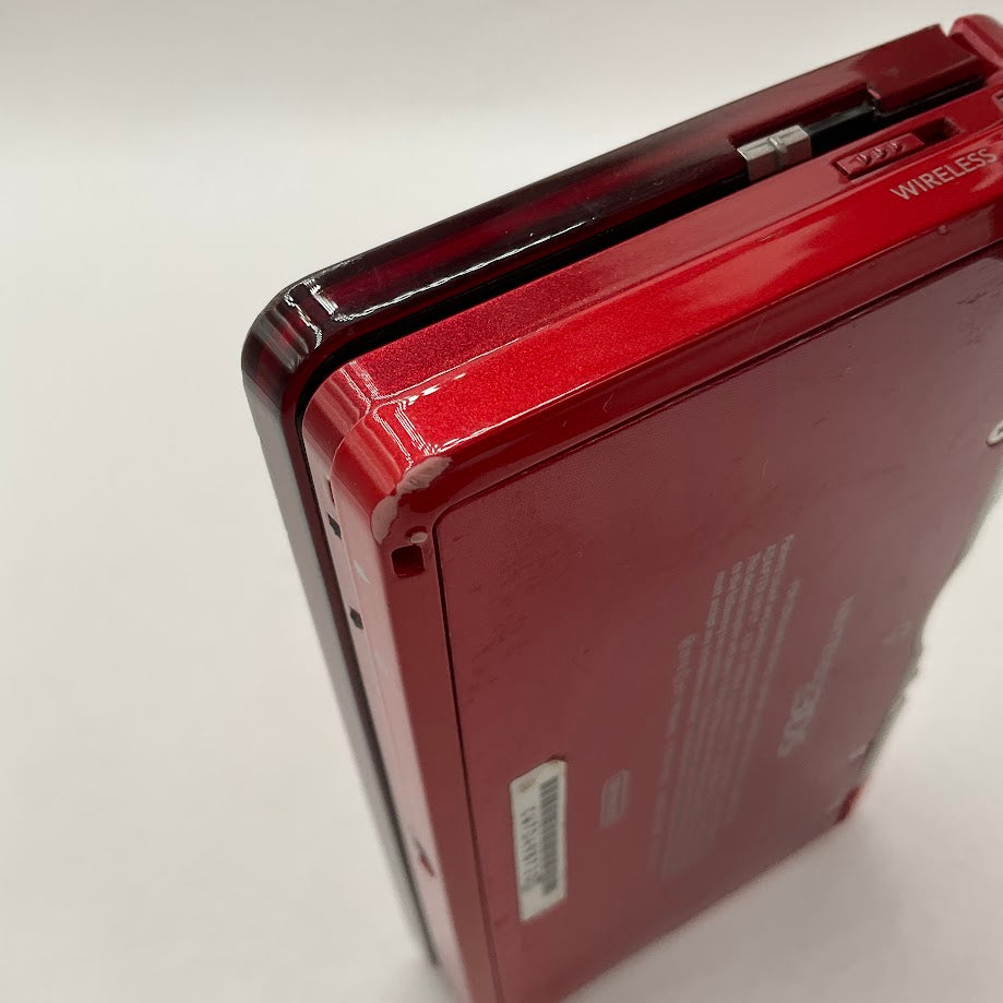 Nintendo 3DS [Flame Red] System No Charger or Stylus Used