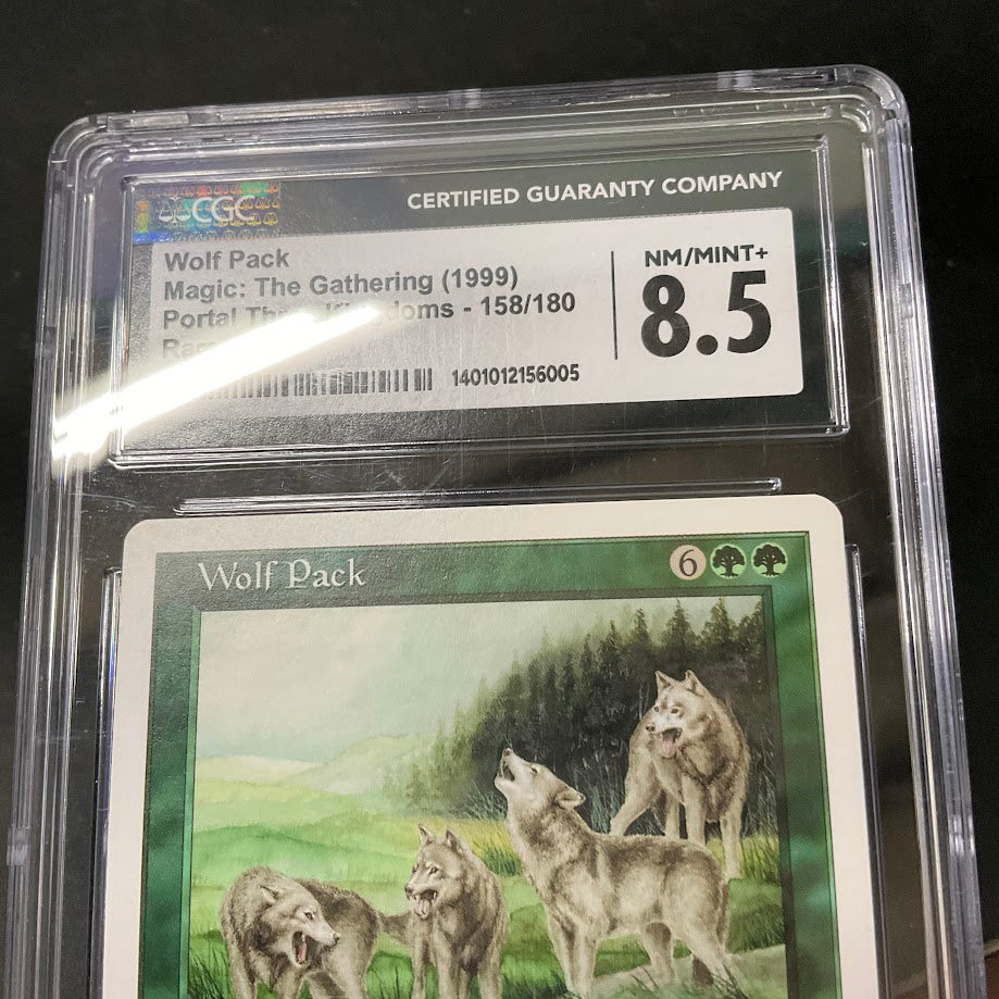 Wolf Pack Magic the Gathering Portal Three Kingdoms #158 CGC 8.5、Collector Store LLC Gaming、kayou