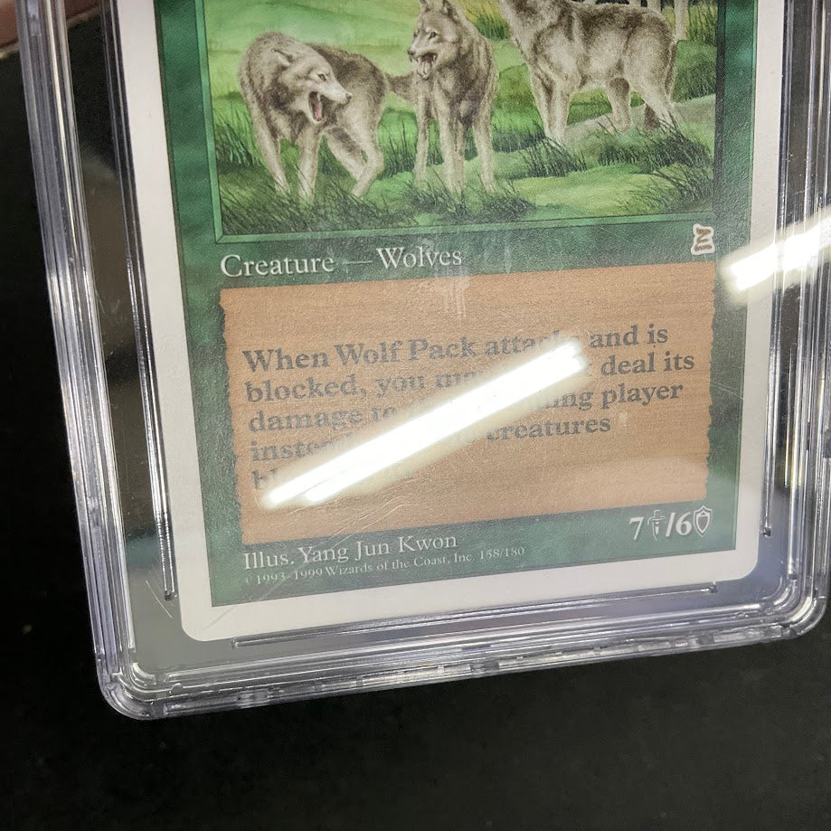 Wolf Pack Magic the Gathering Portal Three Kingdoms #158 CGC 8.5、Collector Store LLC Gaming、kayou