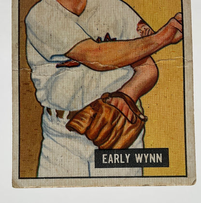 Early Wynn 1951 Bowman #78 Cleveland Indians GD