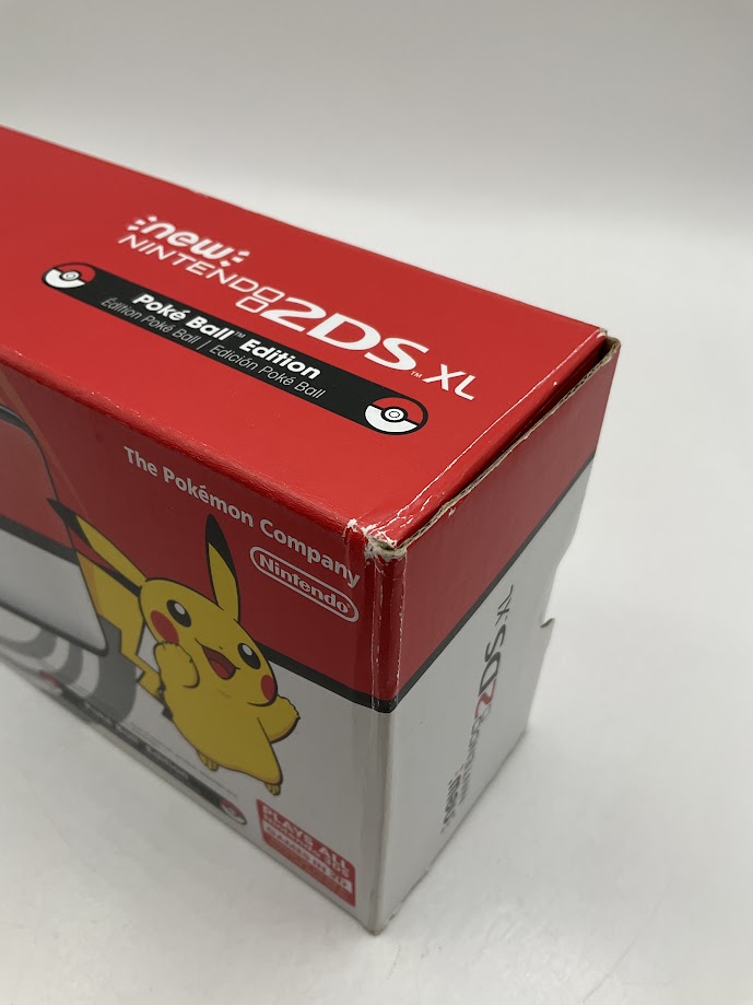 New Nintendo 2DS XL [Poke Ball Edition] System CIB with Carrying Case