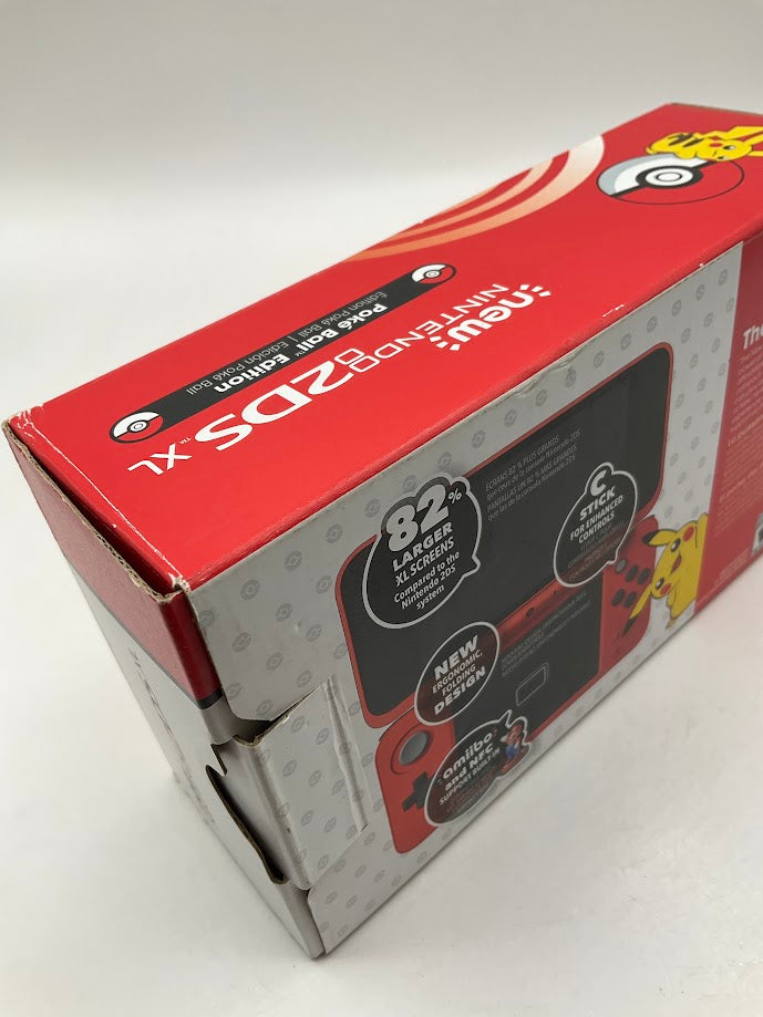 New Nintendo 2DS XL [Poke Ball Edition] System CIB with Carrying Case