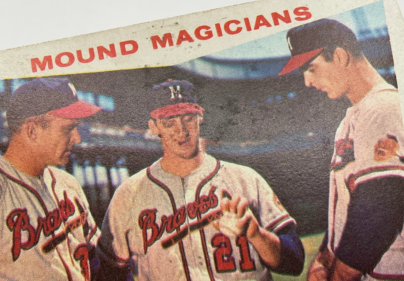 Mound Magicians 1960 Topps Burdette / Spahn / Buhl #230 VG-EX #3