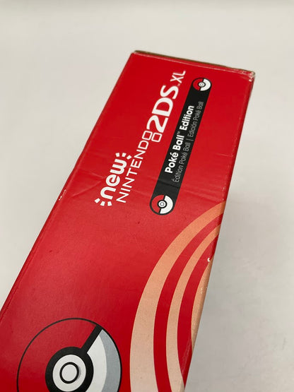 New Nintendo 2DS XL [Poke Ball Edition] System CIB with Carrying Case