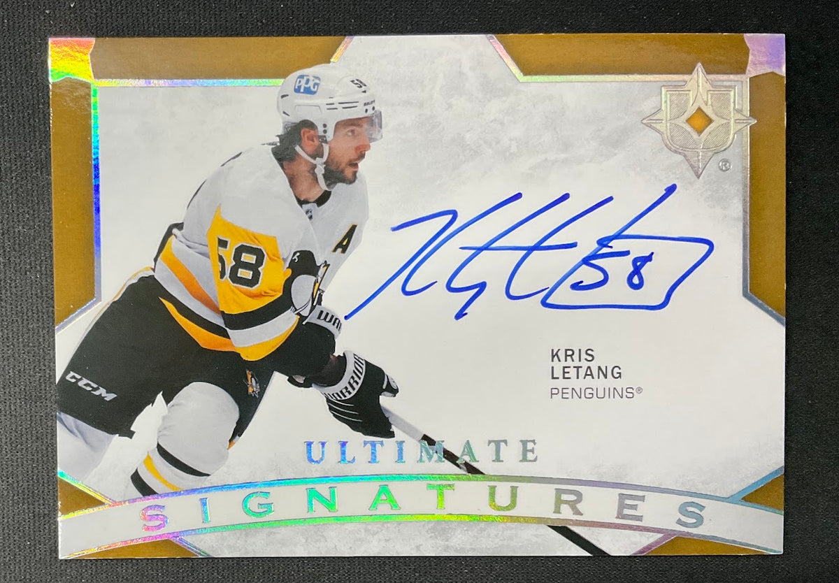 Kris Letang 2021-22 Upper Deck Ultimate Collection Signatures Auto #US-KL