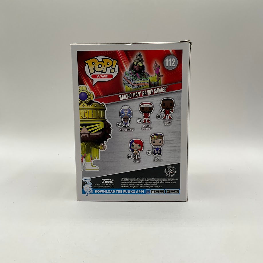 Macho Man Randy Savage Funko Pop! WWE #112 Entertainment Earth
