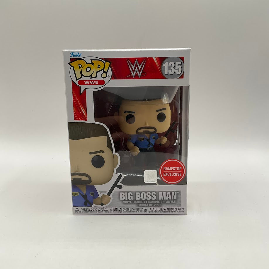 Big Boss Man Funko Pop! WWE #135 GameStop Exclusive