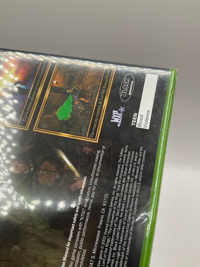 The Lord of the Rings Fellowship of the Ring Xbox Sealed