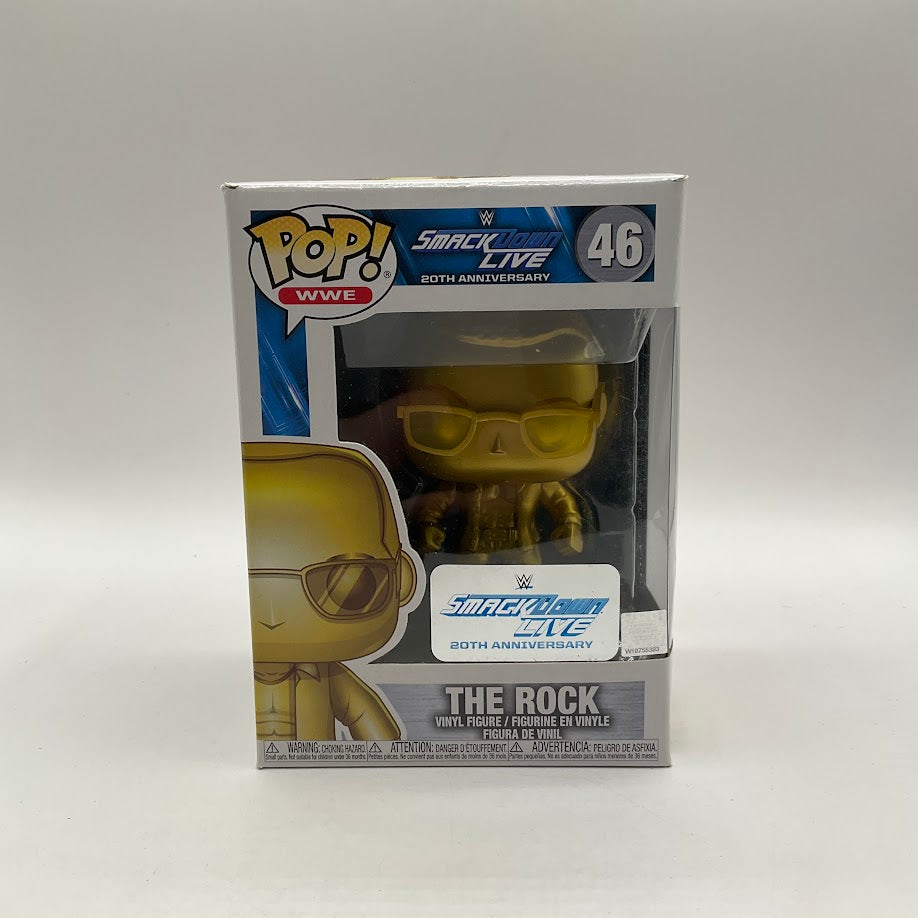 The Rock Funko Pop! WWE Smack Down Live 20th Anniversary #46