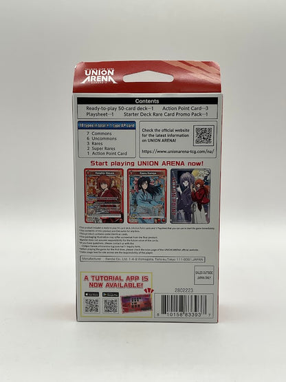 Union Arena Rurouni Kenshin Starter Deck *Releases 9-26-25*