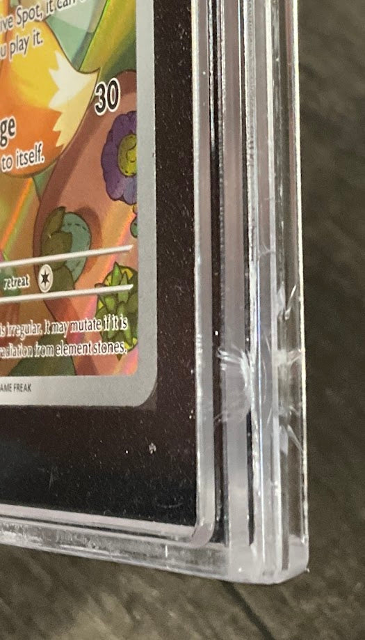 Eevee Pokemon Prismatic Evolutions Elite Trainer Box Promo #173 SGC 9.5