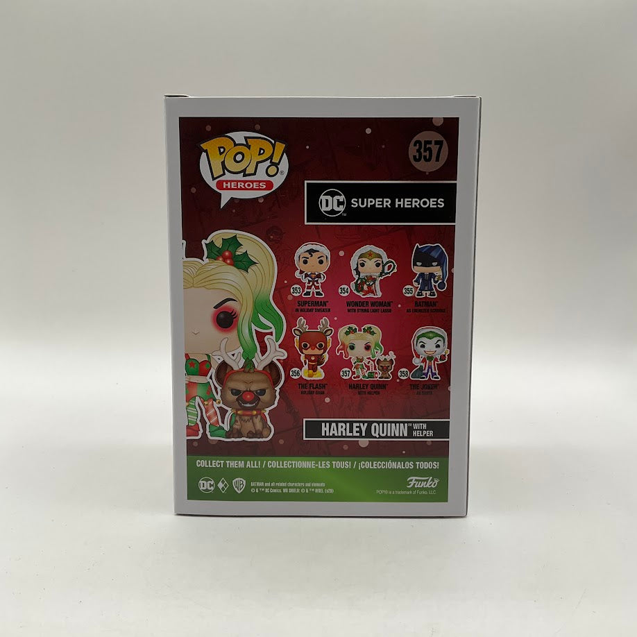 Harley Quinn with Helper Funko Pop! DC Super Heroes #357