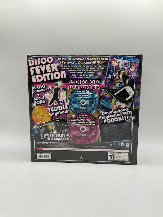 Persona 4 Dancing All Night [Disco Fever Edition] Playstation Vita Sealed