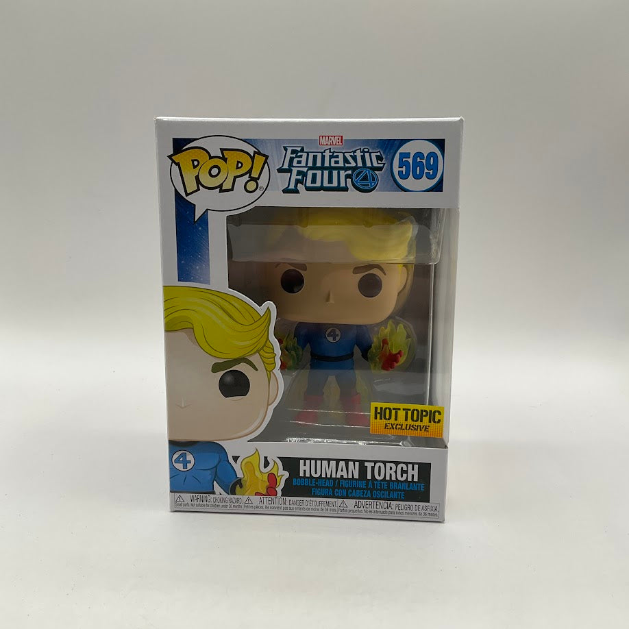 Human Torch Funko Pop! Fantastic Four #569 Hot Topic Exclusive