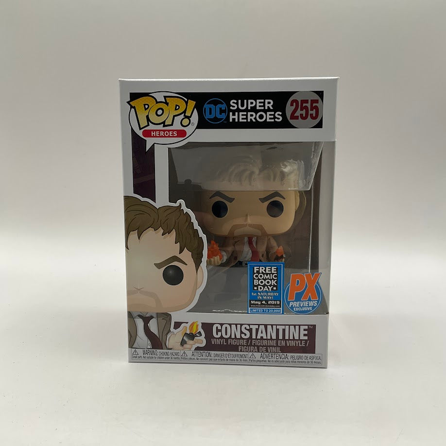 Contantine Funko Pop! DC Super Heroes #255 Free Comic Book Day PX Previews