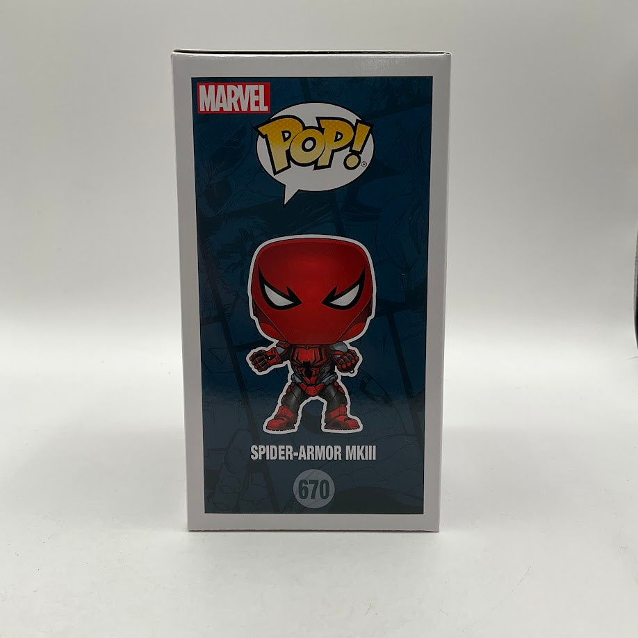 Spider-Armor MKIII Funko Pop! Marvel #670 Walgreens Exclusive