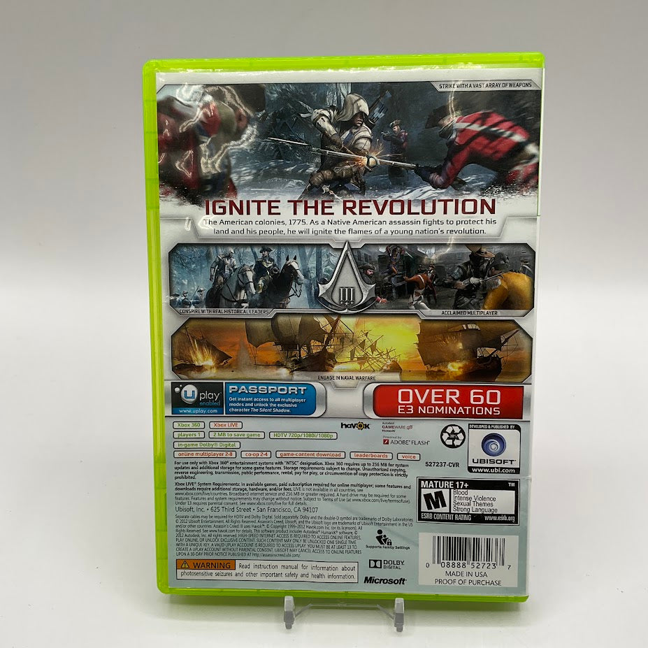 Assassin's Creed III Xbox 360 Used #2