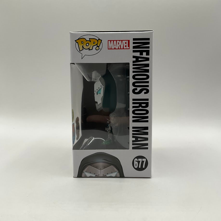 Infamous Iron Man Funko Pop! Marvel #677 GITD ComicFest PX Previews