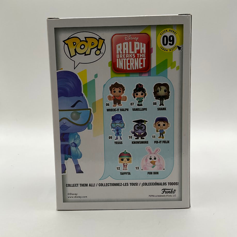 Yesss Funko Pop! Ralph Breaks the Internet #9 Chase Limited Edition