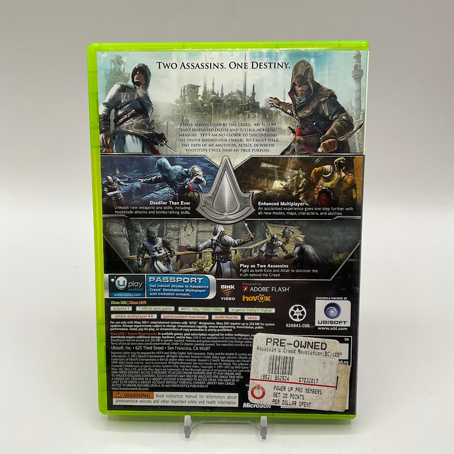 Assassin's Creed: Revelations Xbox 360 Used