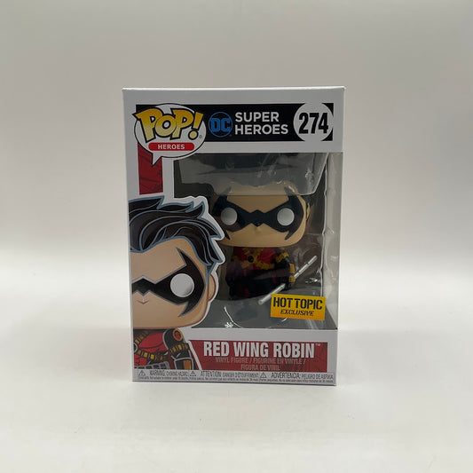 Red Wing Robin Funko Pop! DC Super Heroes #274 Hot Topic Exclusive