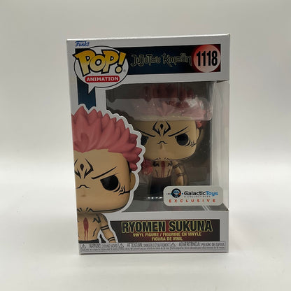Ryomen Sukuna Funko Pop! Jujutsu Kaisen #1118 Galactic Toys Exclusive