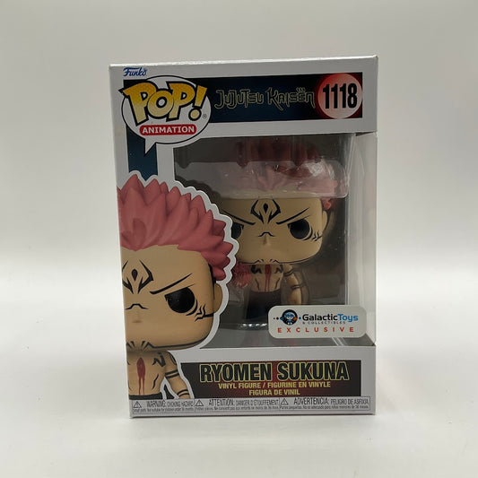 Ryomen Sukuna Funko Pop! Jujutsu Kaisen #1118 Galactic Toys Exclusive