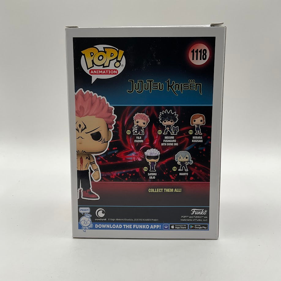 Ryomen Sukuna Funko Pop! Jujutsu Kaisen #1118 Galactic Toys Exclusive