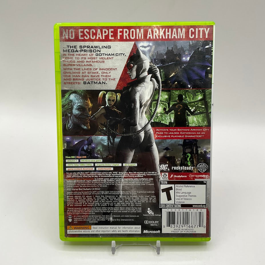 Batman: Arkham City Xbox 360 Used
