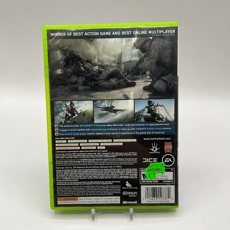 Battlefield 3 Xbox 360 Used #2