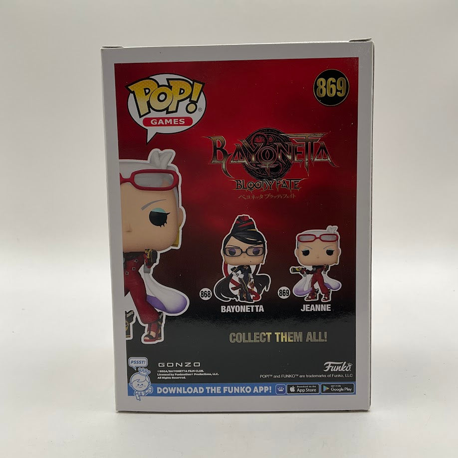 Jeanne Funko Pop! Bayonetta Bloody Fate #869 GameStop Exclusive