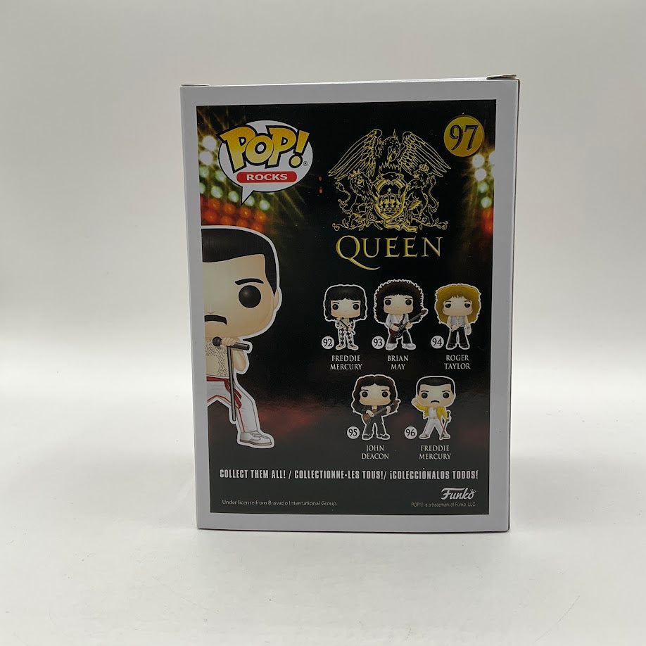 Freddie Mercury Funko Pop! Queen #97 Diamond Collection FYE Exclusive
