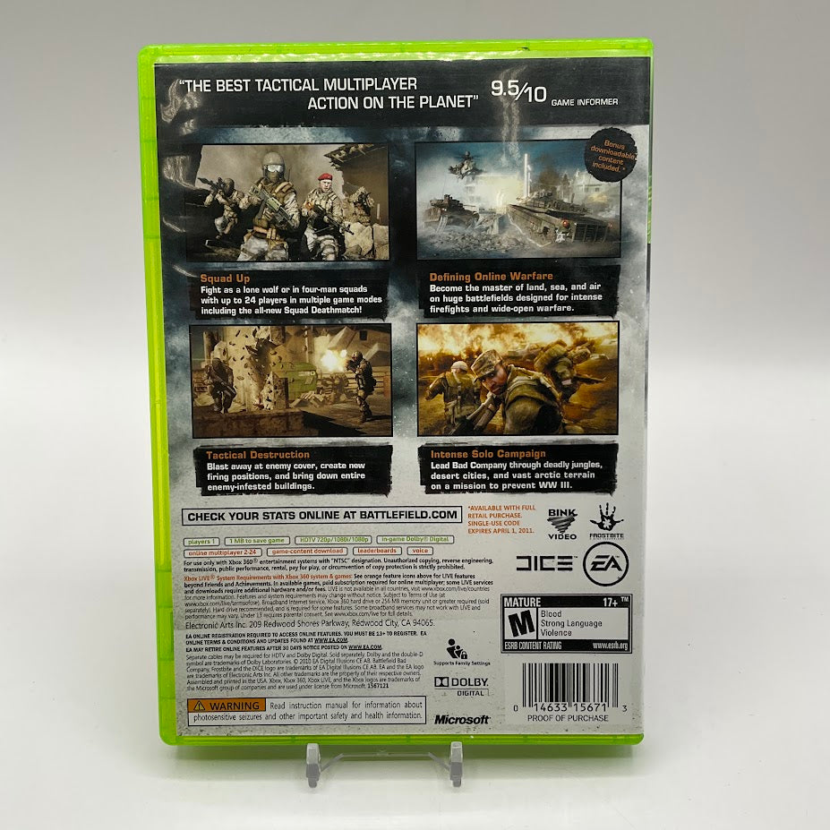 Battlefield: Bad Company 2 Xbox 360 Used
