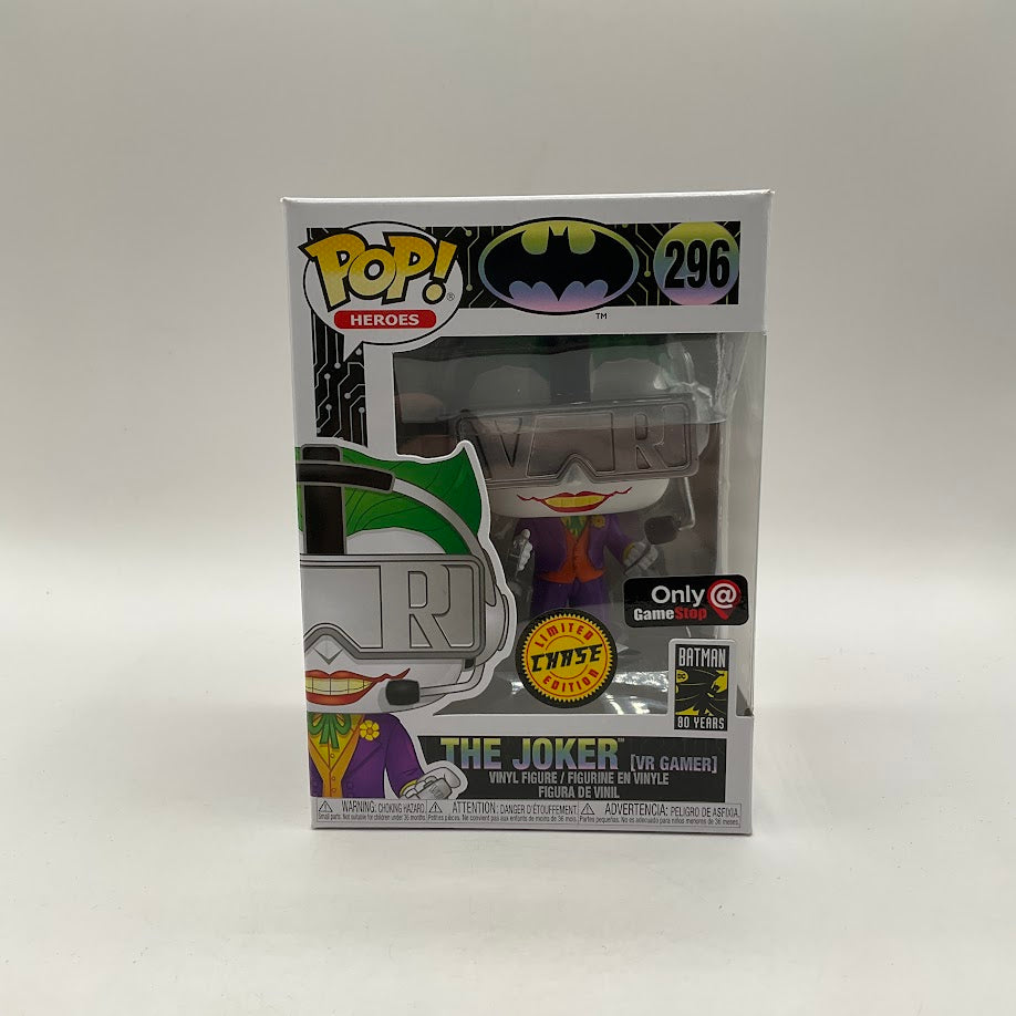 The Joker (VR Game) Funko Pop! Batman #296 Chase GameStop Exclusive