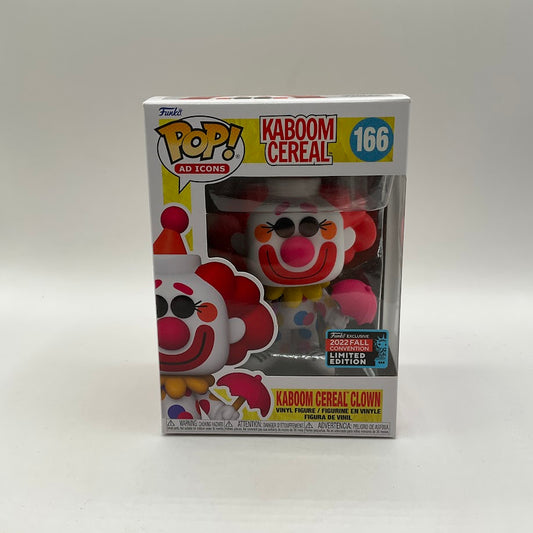 Kaboom Cereal Clown Funko Pop! Ad Icons #166 2022 Fall Convention