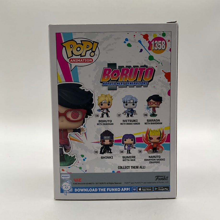 Sarada with Sharingan Funko Pop! Boruto Naruto Next Generations #1358