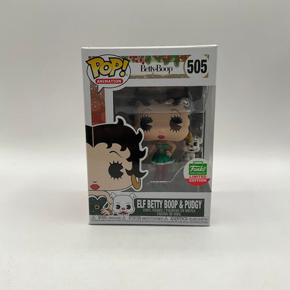 Elf Betty Boop & Pudgy Funko Pop! Betty Boop #505 Funko Limited Edition