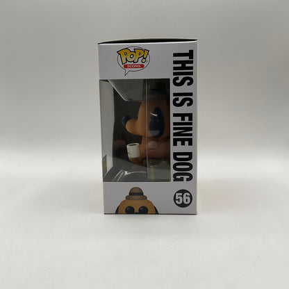 This Is Fine Dog Funko Pop! Icons #56 Entertainment Earth Exclusive