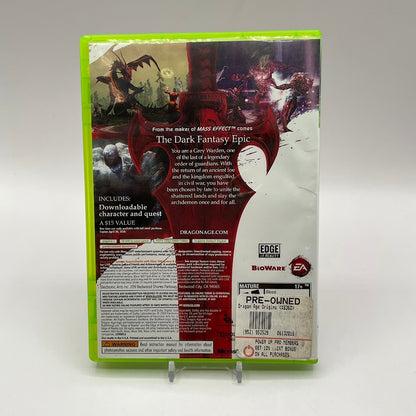 Dragon Age: Origins Xbox 360 Used