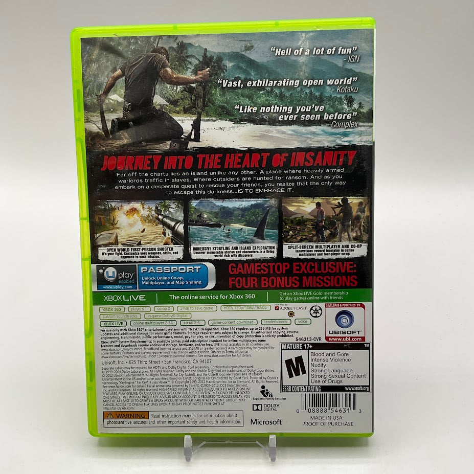 Far Cry 3 [GameStop Edition] Xbox 360 Used