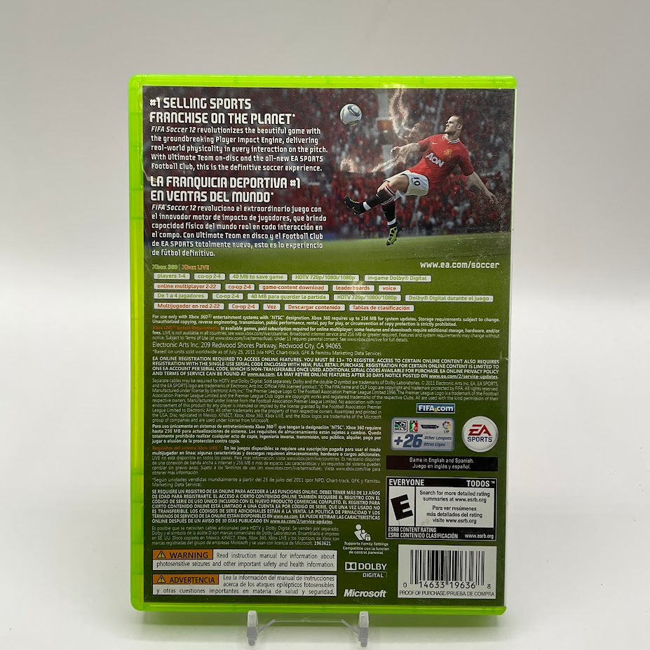FIFA Soccer 12 Xbox 360 Used