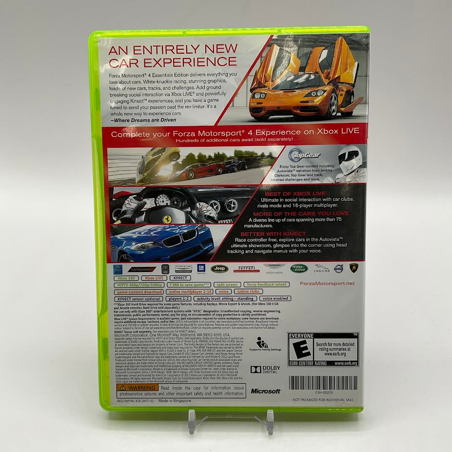 Forza Motorsport 4 [Essentials Edition] Xbox 360 Used