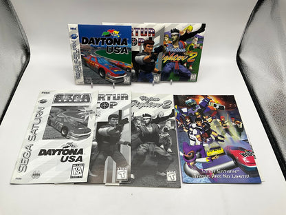 3 Free Game Pack [Virtua Cop, Virtua Fighter 2, Daytona USA] Sega Saturn Used