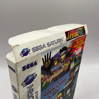 3 Free Game Pack [Virtua Cop, Virtua Fighter 2, Daytona USA] Sega Saturn Used