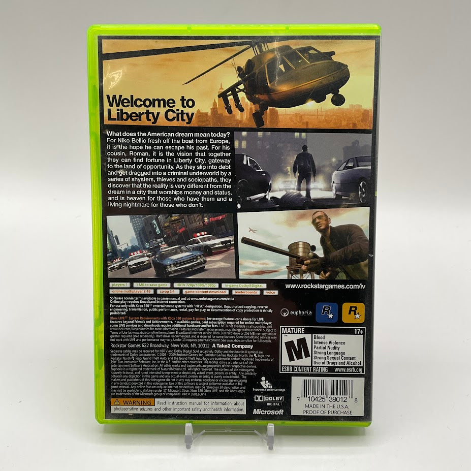 Grand Theft Auto IV [Platinum Hits] Xbox 360 Used