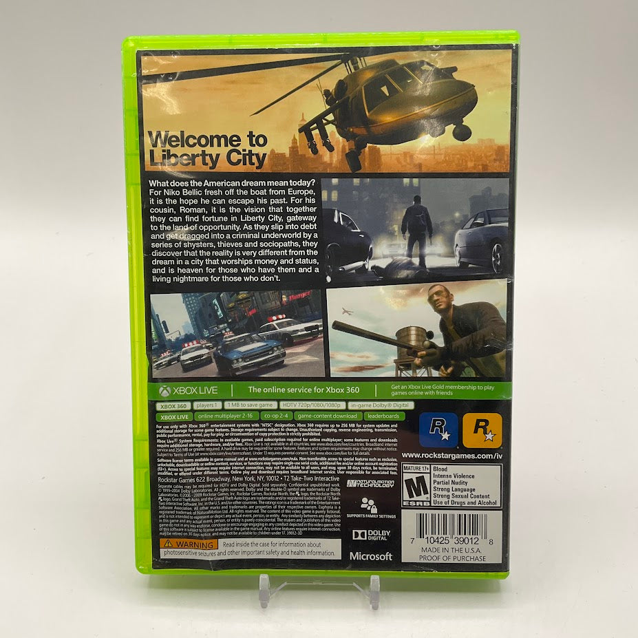 Grand Theft Auto IV [Platinum Hits] Xbox 360 Used #2