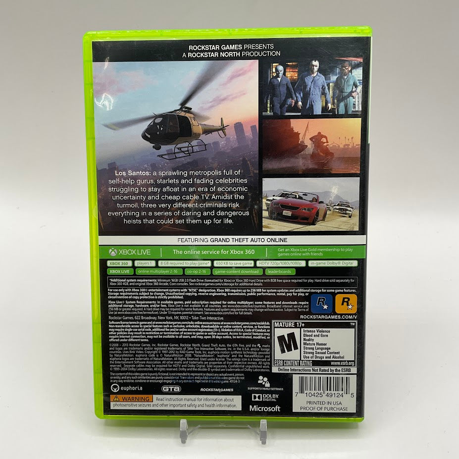 Grand Theft Auto V Xbox 360 Used #1