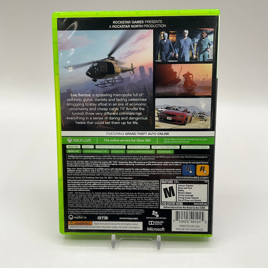 Grand Theft Auto V Xbox 360 Used #2