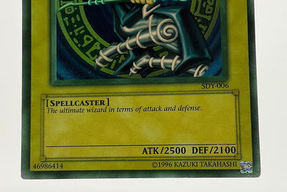 Dark Magician Yu-Gi-Oh! SDY-006 Heavy Fade Printing Error